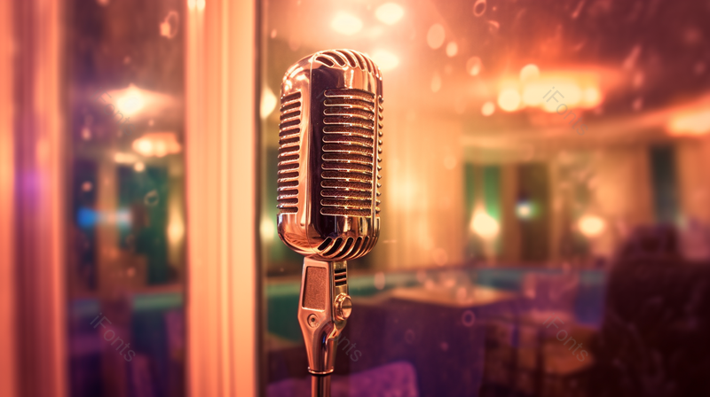 唱歌房高清图片摄影图KTV话筒亮光麦克风产品,高清,摄影图,摄影图片,图片大全,摄影图免费下载